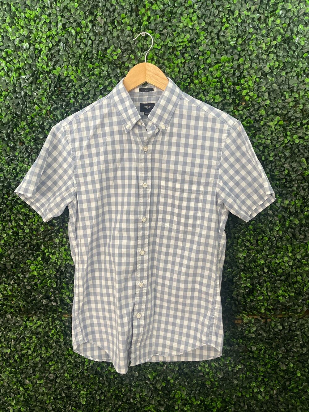 J.Crew Men’s Casual Button Up Shirt, Plaid, Size Small Slim